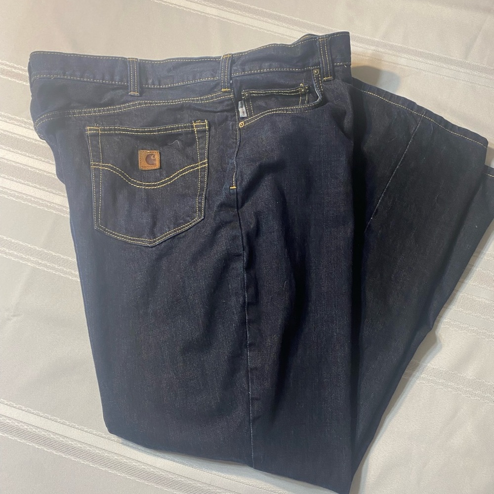 carhartt men’s denim jeans 42x32 1889 relaxed fit blue